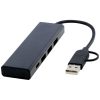Hub USB 2.0 de alumínio reciclado RCS "Rise"