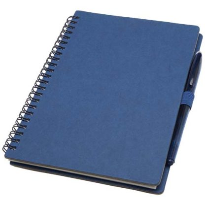 Conjunto de bloco de notas de capa mole e caneta reutilizável "Slate" (tinta preta)