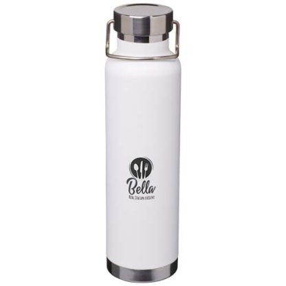 Garrafa de água de aço inoxidável reciclado com isolamento a vácuo de cobre com certificação RCS de 650 ml "Thor"
