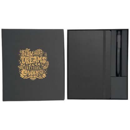 Conjunto de presente com caderno e caneta "Moleskine"