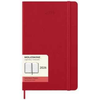Agenda diária de capa dura para 12 meses "Moleskine"