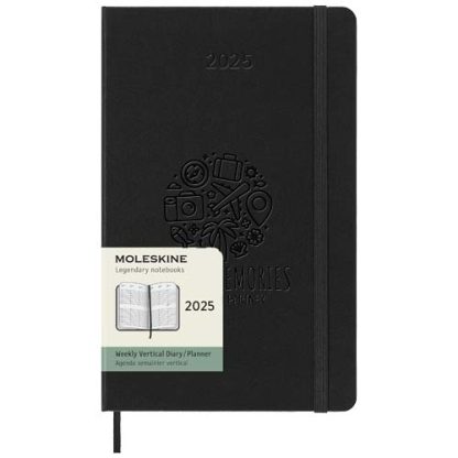 Agenda vertical de capa dura L para 12 meses "Moleskine"