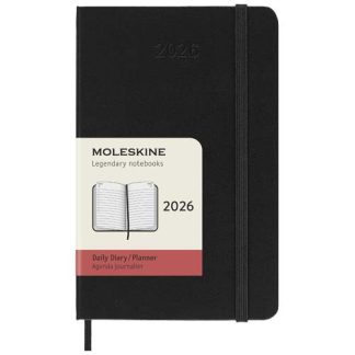 Agenda diária de bolso de capa dura de 12 meses "Moleskine"