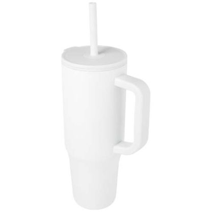 Copo isolado de 900 ml com certificação RCS e palhinha de silicone "Brady"