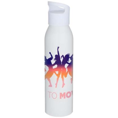 Garrafa de água de aço inoxidável de parede única reciclada RCS de 650 ml "Sky"
