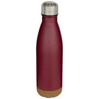 Garrafa de água de aço inoxidável com isolamento a vácuo de parede dupla de 500 ml com detalhes em cortiça "Cove"