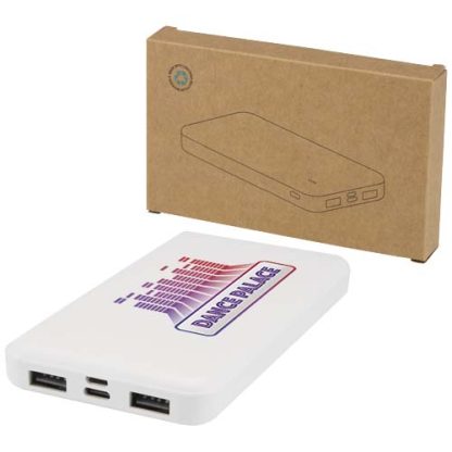 Powerbank de plástico reciclado de 10.000 mAh e 10 W "Intan"