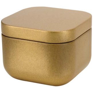 Vela de estanho quadrada com aroma de baunilha "Tindra"