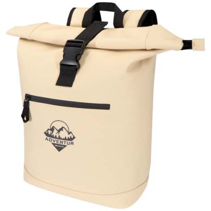 Mochila de enrolar reciclada GRS de 15" e 18 L "Resi Plus"
