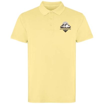 Polo de manga curta unissexo "Cobain"