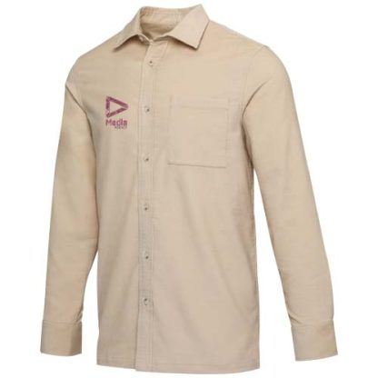 Camisa de bombazina unissexo "Alum"