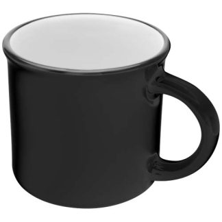Caneca de cerâmica de 240 ml “Bari” com acabamento brilhante