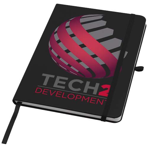 Bloco de notas de capa dura A5 reciclado com páginas pautadas "Teak"