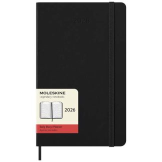 Agenda diária de capa dura para 12 meses "Moleskine"