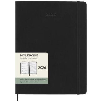 Bloco de notas de capa mole XL para 12 meses "Moleskine"
