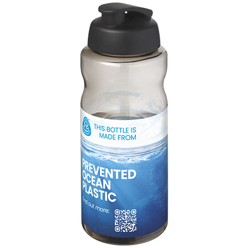 Garrafa desportiva com tampa articulada de 1 litro "Eco Big BaseH2O Active®"