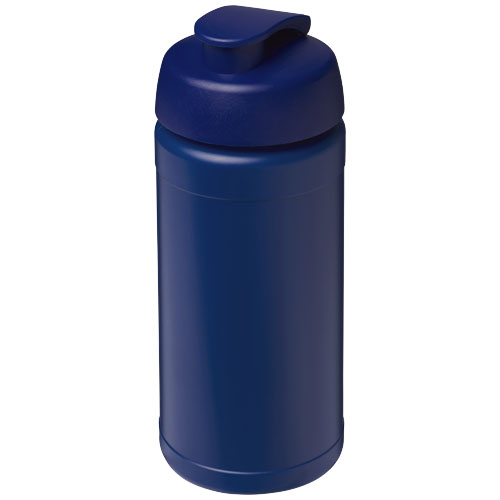 Garrafa desportiva reciclada com tampa articulada de 500 ml "Baseline"