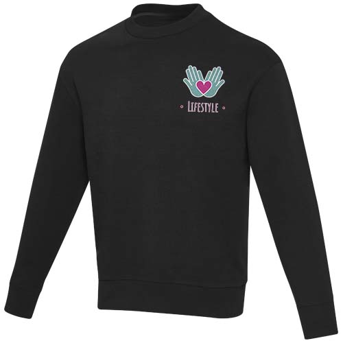 Camisola de gola redonda reciclada unissexo "Aware™" "Jet"