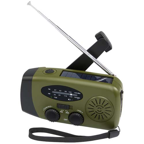 Rádio de emergência RCS feito com plástico reciclado "Avior"