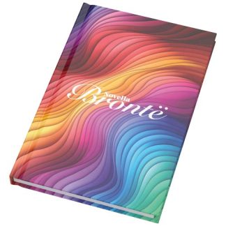 Bloco de notas de capa dura brilhante A5 - 100 folhas "Novella Brontë"