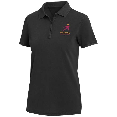 Polo feminino pré-lavado de 200 g/m2 "Calgary"